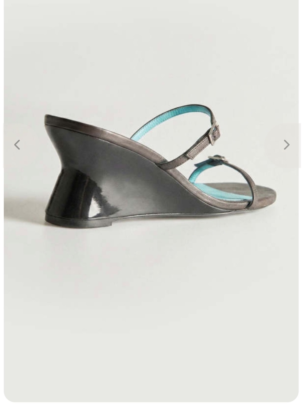 Paloma Wool Black Minimalist Strappy Slide Mules - Picture 8 of 8